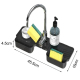 Tapis Égouttoir Pour Évier En Silicone À Fixer Au Robinet Avec Deux Supports À Éponges Gain De Place - www.yonis-shop.com