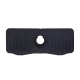 Tapis Évier Silicone Anti Éclaboussures Avec Drainage Pour Robinet Noir 37 x 14,7 x 2 cm Lavable Au Lave-Vaisselle - www.yoni...