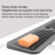 Tapis D’Évier Anti Éclaboussures Pour Robinet En Silicone Alimentaire À Égouttage Rapide Avec Orifice Découpable - www.yonis-...