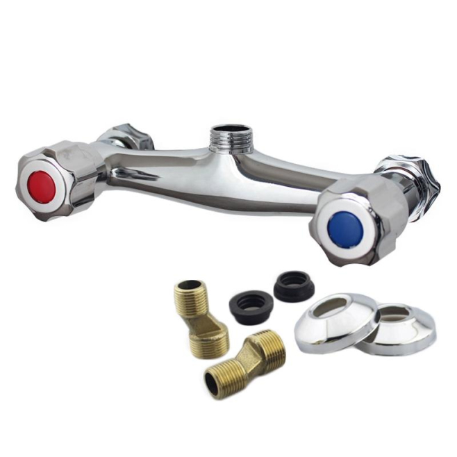 Mitigeur De Douche Encastré Double Commande Eau Chaude Et Froide En Laiton Et Inox Avec Finition Multicouche Anticorrosion - ...
