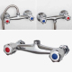 Mitigeur De Douche Encastré Double Commande Eau Chaude Et Froide En Laiton Et Inox Avec Finition Multicouche Anticorrosion - ...