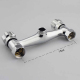 Mitigeur De Douche Encastré Double Commande Eau Chaude Et Froide En Laiton Et Inox Avec Finition Multicouche Anticorrosion - ...