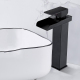 Robinet De Lavabo Monotrou À Bec Large Pour Salle De Bain Anti Éclaboussures Cartouche Céramique Résistant À La Rouille Court Ou Haut