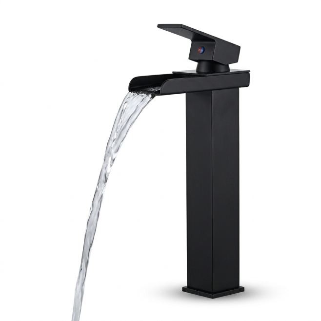 Robinet De Lavabo Monotrou Pour Vasque Anti Éclaboussures Avec Cartouche Céramique Résistant À La Rouille - www.yonis-shop.com