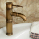 Vasque À Poser De Salle De Bain Rétro En Cuivre Avec Robinet Cascade Mitigeur Eau Chaude Et Froide Montage Simple Trou