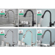 Robinet De Cuisine Extractible Télescopique Eau Chaude Froide Avec Affichage Numérique Sans Pile Et Douchette - www.yonis-sho...