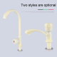 Robinet De Cuisine Vertical Pour Eau Froide En ABS Sortie D’eau Douce Économique Et Anti Éclaboussures - www.yonis-shop.com