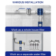 Préfiltre Central Pour Toute La Maison Débit 6T/H Filtration 40μm Système Cyclonique Antiblocage Sans Remplacement De Cartouc...