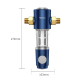 Préfiltre Central Pour Toute La Maison Débit 6T/H Filtration 40μm Système Cyclonique Antiblocage Sans Remplacement De Cartouc...