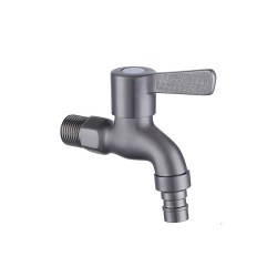 Robinet Mural En Inox Pour Machine À Laver Et Salle De Bain À Tête Céramique Filetage Renforcé 20 Mm