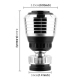 Aérateur De Robinet De Cuisine Orientable Économiseur D’Eau Avec Filtre À Impuretés Débit Constant Installation Facile - www....