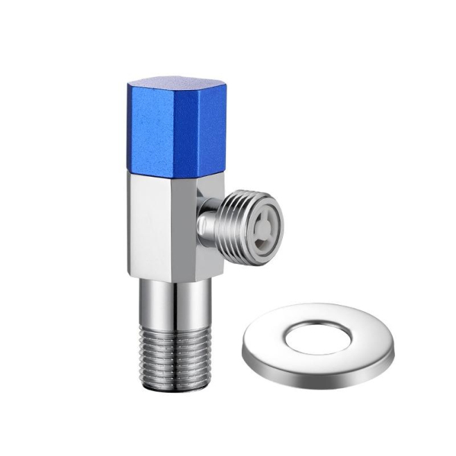 Robinet D’Angle Pour Arrivée D’Eau Des Toilettes Avec Clapet Anti-Retour Corps En Laiton G1/2 Étanche - www.yonis-shop.com