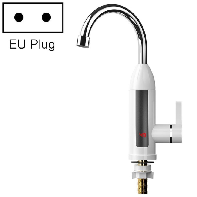 Robinet Électrique Instantané De Cuisine Avec Affichage Numérique 3000 W Bec Pivotant 360° Et Séparation Eau Électricité - ww...