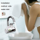 Robinet Instantané De Cuisine Eau Chaude Et Froide Avec Affichage Digital Chauffage En 3 Secondes 3000 W Inox - www.yonis-sho...