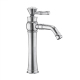 Robinet De Lavabo Salle De Bain Eau Chaude Et Froide En Cuivre Chromé Mitigeur Haut Avec Mousseur Économique Et Cartouche Cér...