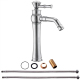 Robinet Haut De Lavabo Pour Eau Chaude Et Froide En Cuivre Avec Aérateur Économiseur D’Eau Et Cartouche Céramique - www.yonis...