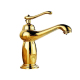 Robinet Mitigeur De Lavabo Eau Chaude Et Froide En Cuivre Doré Style Rétro Avec Mousseur Fin Modèle Court - www.yonis-shop.com
