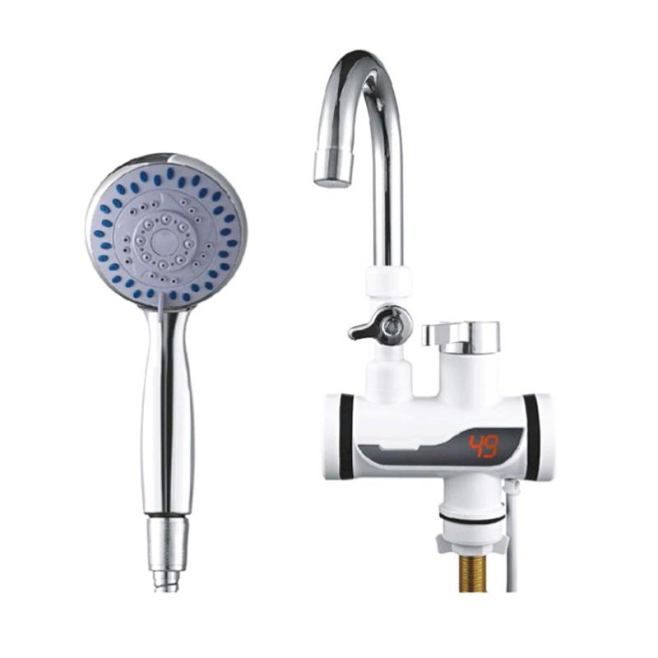 Robinet Instantané Cuisine Eau Chaude Et Froide Chauffage En 3 Secondes Affichage Numérique Inox 3000 W IPX4 - www.yonis-shop...