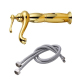 Robinet De Lavabo Mitigeur Eau Chaude Et Froide Style Rétro En Cuivre Doré Avec Mousseur À Jet Doux - www.yonis-shop.com