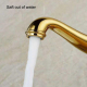 Robinet De Lavabo Eau Chaude Et Froide En Cuivre Doré Style Rétro À Bulleur Fin Modèle Haut - www.yonis-shop.com