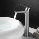 Robinet Mitigeur Lavabo À Poser Eau Chaude Froide En Inox Cartouche Céramique Sans Éclaboussures