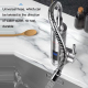 Robinet Électrique Chauffe Eau Instantané Pour Cuisine Chauffage En 3 Secondes Affichage Digital Inox 304 Eau Chaude Et Froid...