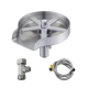 Lave-Verres Automatique Haute Pression Pour Évier Avec Buse Multi-Angle Tuyau Souple 80 cm Installation Universelle 4 Points
