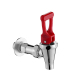 Robinet Pour Seau Isotherme À Bouton Poussoir En Laiton Chromé Avec Raccords 3 Et 4 Points