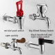 Robinet Pour Seau Isotherme À Bouton Poussoir En Laiton Chromé Avec Raccords 3 Et 4 Points - www.yonis-shop.com