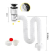 Bonde De Lavabo Anti Odeur En Acier Inoxydable À Évacuation Rapide Rotation 360° Filtre Amovible Joint Universel 40 50 - www....
