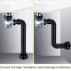 Bonde De Lavabo Anti Odeur En Acier Inoxydable À Évacuation Rapide Rotation 360° Filtre Amovible Joint Universel 40 50 - www....