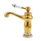 Robinet De Lavabo Salle De Bains Court Mitigeur Cuivre Eau Chaude Et Froide Bulleur Économiseur D’Eau Cartouche Céramique Fin...