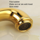 Robinet De Lavabo Salle De Bains Court Mitigeur Cuivre Eau Chaude Et Froide Bulleur Économiseur D’Eau Cartouche Céramique Fin...