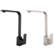 Robinet De Cuisine Mitigeur Rotatif Eau Chaude Et Froide En Acier Inoxydable 304 À Cartouche Céramique Pour Évier - www.yonis...