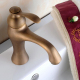 Robinet De Lavabo Monotrou En Cuivre Antique Pour Salle De Bain Eau Chaude Et Froide Avec Mousseur Économique - www.yonis-sho...
