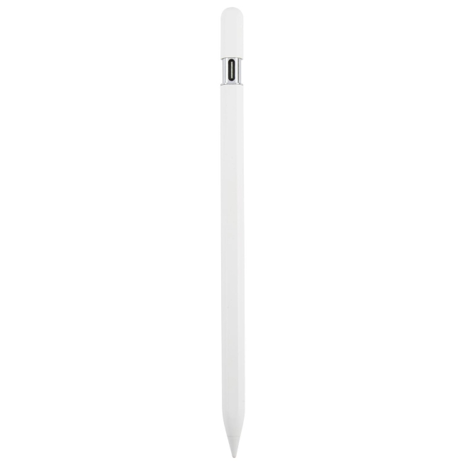 Stylet Pour iPad Avec Recharge Type-C Magnétique 8 Heures D’Autonomie Pointe Remplaçable Amovible Blanc - www.yonis-shop.com