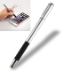 Stylet Tactile Capacitif 2 En 1 Pour Smartphone Et Tablette À Pointe Fine Haute Sensibilité Embout Doux Avec Clip - www.yonis...