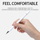 Stylet Capacitif Pour Écriture Dessin Et Jeux Avec Disque Transparent Embout Remplaçable Sans Recharge Pour Écrans Android Et...