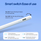 Stylet Actif Pour iPad 2018 Et Plus Avec Rejet De Paume Sensibilité À L’inclinaison Pointes Remplaçables Et Recharge USB-C - ...