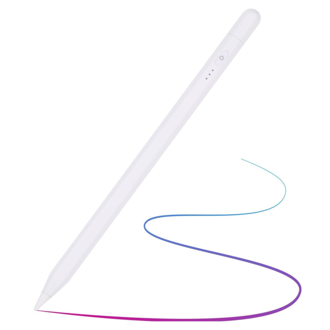 Stylet Actif Pour iPad Avec Rejet De Paume Pointe Fine 1.7 Mm Autonomie 12 Heures Sans Bluetooth Dès 2018 - www.yonis-shop.com