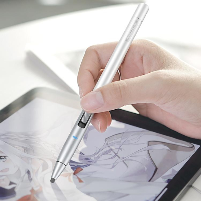 Stylet Capacitif Ajustable Pour Écrire Dessiner Et Jouer Pointe Sensible Rotative Mine Remplaçable Plus De 10 Heures - www.yo...