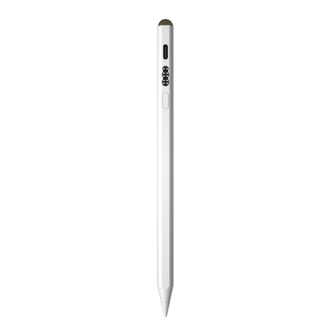 Stylet Capacitif Actif Pour iPad 2018 Et Plus Avec Affichage Numérique Écriture Selon L’inclinaison Et Embout Passif Pour Tél...