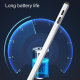 Stylet Capacitif Actif Pour iPad 2018 Et Plus Avec Affichage Numérique Écriture Selon L’inclinaison Et Embout Passif Pour Tél...