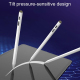 Stylet Capacitif Actif Pour iPad 2018 Et Plus Avec Affichage Numérique Écriture Selon L’inclinaison Et Embout Passif Pour Tél...