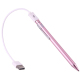 Stylet Tactile Rechargeable Pour Smartphones Et Tablettes Pointe Métallique 2,3 mm Autonomie 12 h Compatible iPhone iPad Sams...