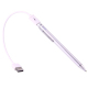 Stylet Tactile Rechargeable Pour Smartphones Et Tablettes Pointe Métallique 2,3 mm Autonomie 12 h Compatible iPhone iPad Sams...