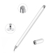 Stylet Capacitif 2 En 1 Pour Smartphone Et Tablette Pointe Disque Transparente 7 Mm Embout Fibre Argentée Sans Recharge - www...