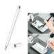 Stylet Capacitif 2 En 1 Pour Smartphone Et Tablette Pointe Disque Transparente 7 Mm Embout Fibre Argentée Sans Recharge - www...