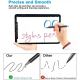 Stylet Capacitif 2 En 1 Pour Smartphone Et Tablette Pointe Disque Transparente 7 Mm Embout Fibre Argentée Sans Recharge - www...