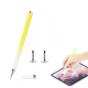 Stylet Tactile Capacitif Pour Smartphone Et Tablette Avec Disque Transparent 7 Mm Sans Recharge Et 2 Embouts De Rechange - ww...
